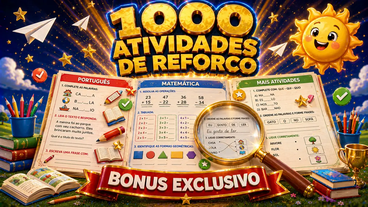 1.000 Atividades Extras de Reforço