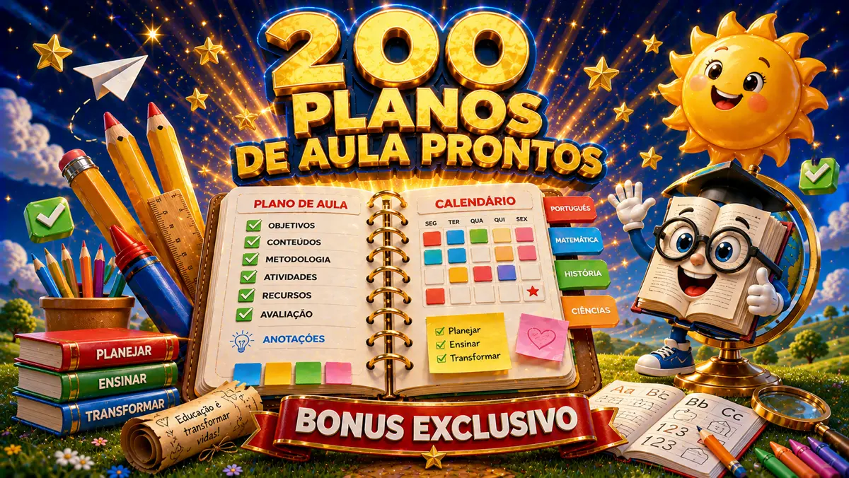 200 Planos de Aula Prontos